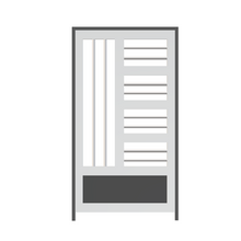 Cargar imagen en el visor de la galería, Puerta de metal Contemporáneo | Soldura