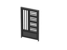 Cargar imagen en el visor de la galería, Puerta de metal Contemporáneo | Soldura