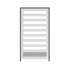 Cargar imagen en el visor de la galería, Puerta de metal Xebra | Soldura