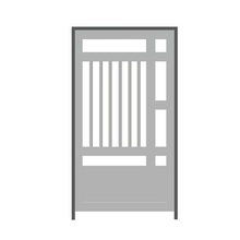 Cargar imagen en el visor de la galería, Puerta de metal FX01 | SOLDURA