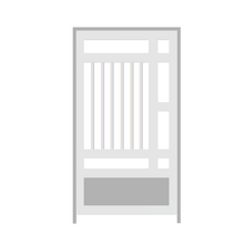 Cargar imagen en el visor de la galería, Puerta de metal FX01 | SOLDURA