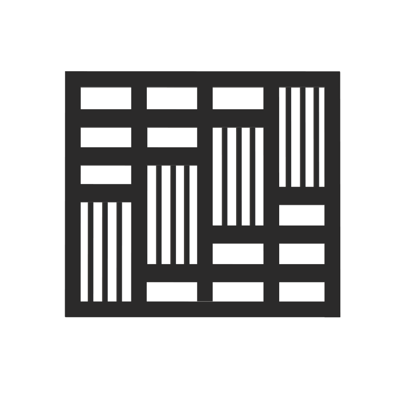 Ventana de metal Mosaico  | Soldura